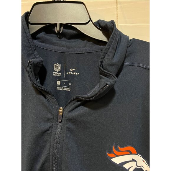 Nike Denver Broncos 1/4 Zip Pullover - Size XL - Picture 2 of 3